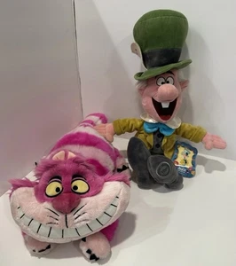 Disney Store exklusiv Alice im Wunderland Verrückter Hutmacher 18 Zoll Stofftier Plüsch Chesire - Bild 1 von 13