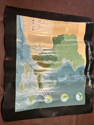 Mapa de cuencas costeras de Massachusetts Foto 1 de 4