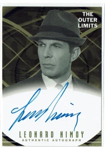 The Outer Limits Premiere Edition Autograph Auto A3 Leonard Nimoy Judson Ellis - Picture 1 of 2