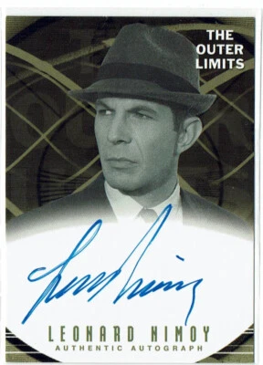 The Outer Limits Premiere Edition Autograph Auto A3 Leonard Nimoy Judson Ellis - Image 1 of 2