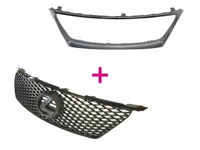 IS250/IS350/IS220D 05-08 PRE-FACELIFT ISF Style GRILLE Gloss Black V2 for LEXUS - image 1 of 4