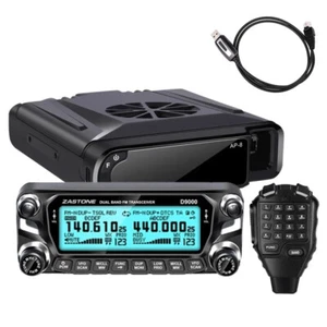 Zastone D9000 Car Mobile Radio 512-Channel 50W VHF/UHF + USB Programming Cable - Picture 1 of 11