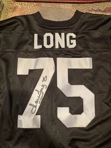 Howie Long signed Raiders black Jersey - Picture 1 of 8