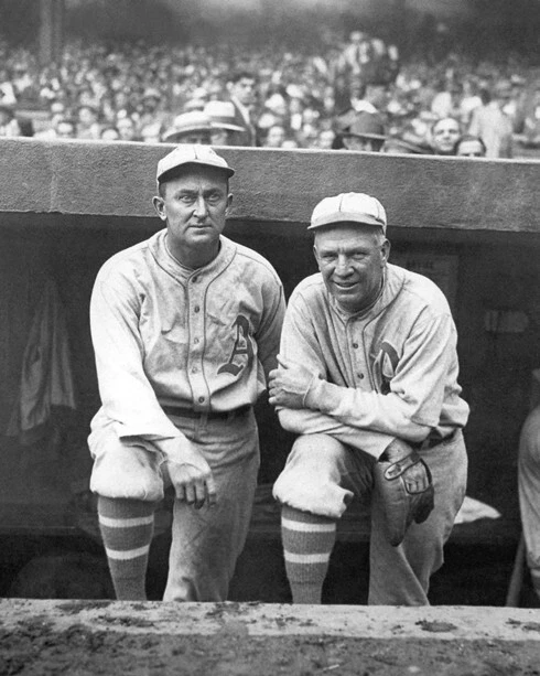 ALTAVOZ Philadelphia A's TY COBB y TRIS 8x10 Foto Leyendas del Béisbol Impresión Foto 1 de 1