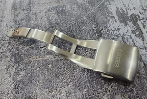 Nos Genuino 20mm Nuevo Seiko Cierre Hebilla Acero Inoxidable Para Pulsera Arctura? - Imagen 1 de 6