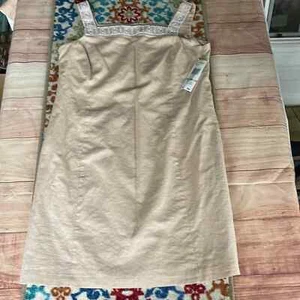 NWT Evan-Picone Linen Summer Dress sz 14 - Picture 1 of 8