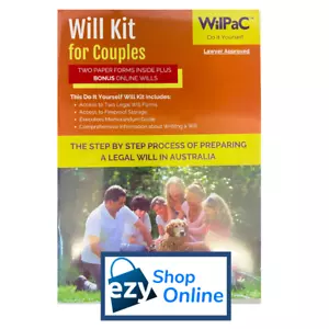 Wilpac Will Kit DIY Legal Will Kit for Couples With Instructions Included - Picture 1 of 2