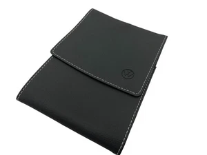 OEM VW book logbook case folder service folder operating instructions black original - Picture 1 of 7