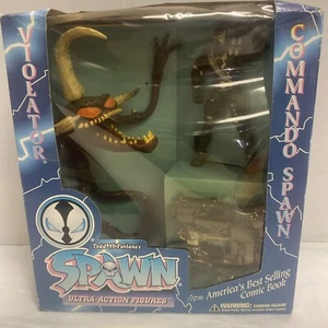 Violator & Commando Spawn Collectors Set Action Figure 1995 McFarlane Toys NRFB - Picture 1 of 8