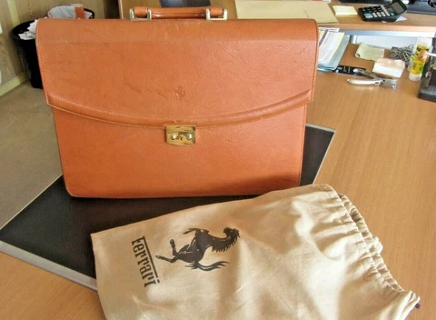 Bag Document Original Ferrari Equipment 456 Gt Used Good State Cover
