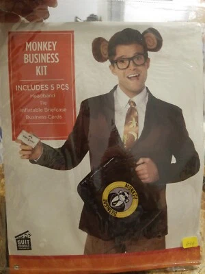 Monkey Business Mens Adult Funny Sales Man Costume Accessory Set #649 - Image 1 of 2