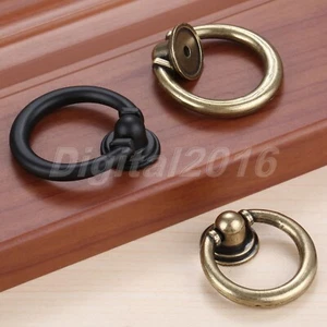 Minimalist Cabinet Drawer Knob Kitchen Cupboard Pull Ring Furniture Door Handles - Picture 1 of 11