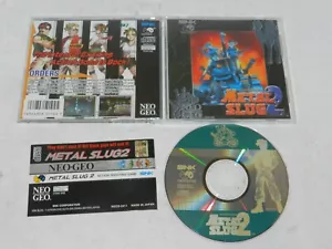 Metal Slug 2 Neo Geo CD NCGD Game English Version US Release Complete w/ Spine - Picture 1 of 1