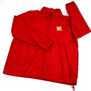 Nike Sportswear Windbreaker Jacke Herren Gr. XL Just Do It Rot Weiß Max Spell Out - Bild 1 von 15