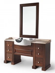 Takara Belmont - Aubrey - Konsole Friseureinrichtung - Friseurstuhl - Waschsesse - Bild 1 von 1