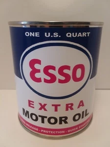 Lata de aceite de motor ESSO vintage de 1 qt. - Aceite estándar (re-pop coleccionable) - Imagen 1 de 7