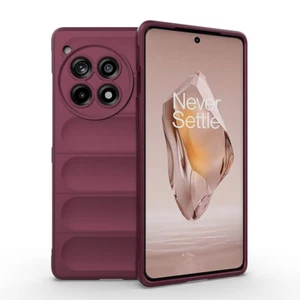 For OnePlus 12R, Shockproof Luxury Anti-slip Skin Feel Soft Rubber Case Cover - Picture 1 of 25