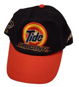 Gorra ajustable Tide Nascar Racing azul naranja 32 #32 gancho-bucle Downy de colección - Imagen 1 de 6