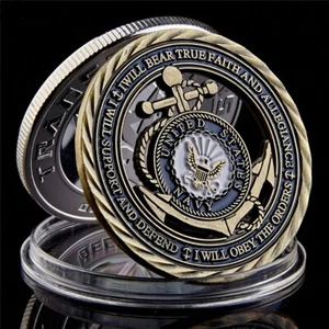 Pièce commémorative collection en cuivre us navy - Foto 1 di 6