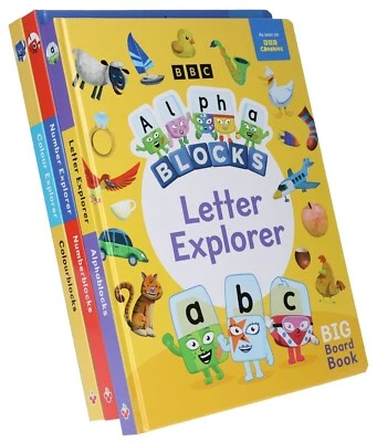 Explorer Collection (Numberblocks, Alphablocks & Colourblocks) 3 Books -0-5 - BB - Image 1 of 4