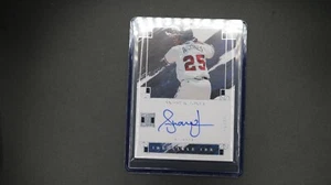 2024 Panini Impeccable Andruw Jones Indelible Ink Auto #03/49 Atlanta Braves HOF - Picture 1 of 2