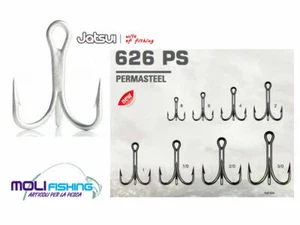 Atriples Para Artificiales Pesca Spinning Traína JATSUI 626 Ps Permastell 100Pz - Imagen 1 de 1