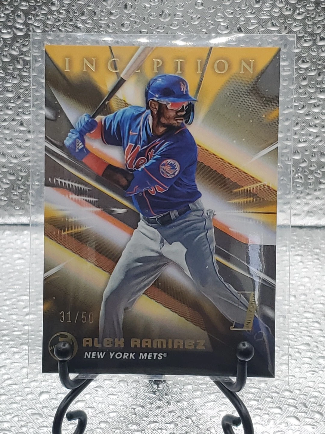 2023 Bowman Inception Alex Ramirez 1st Initiation Gold Foil #31/#50. Mets Mlb 🔥