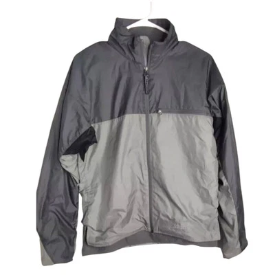 Chaqueta cortavientos ligera para hombre Marmot pequeña gris cremallera completa forrada ventilada Foto 1 de 4
