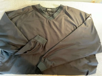 Pullover de Golf Ashworth XL Negro Rompevientos Cuello Redondo Hecho en EE. UU. Años 90 Foto 1 de 4
