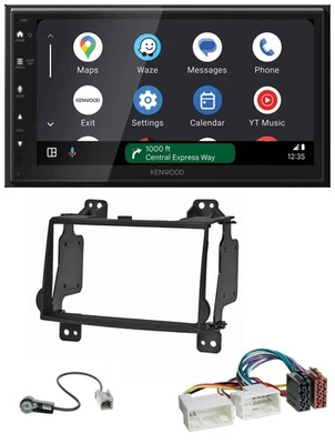 Kenwood DAB Bluetooth USB MP3 2DIN Autoradio für Hyundai H1 (08-15) - Bild 1 von 4