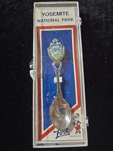Yosemite National Park - Vintage Souvenir Spoon Collectible Fort In Original Box - Picture 1 of 4