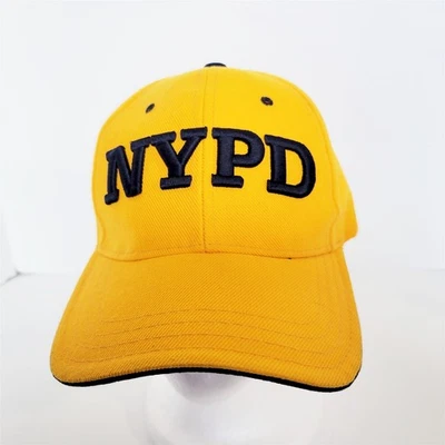 Gorra amarilla bordada ajustable de la ciudad de Nueva York de la policía de Nueva York Foto 1 de 4