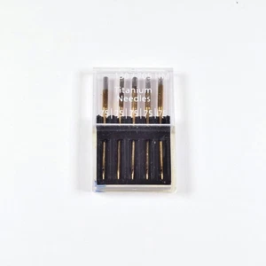 Agujas para máquina de coser Sullivans Stylus titanio 130/705 HM (5pk) tamaño 75/11 - Imagen 1 de 2