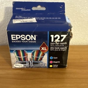 Epson T127520 127 Color Tintenpatronen Cyan, Magenta, Gelb Mindesthaltbarkeitsdatum 11/2022 - Bild 1 von 6