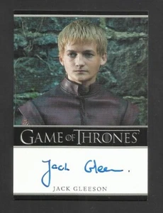GAME OF THRONES JACK GLEESON JOFFREY BARATHEON SIGNED AUTOGRAPH CARD 2012 - Picture 1 of 2