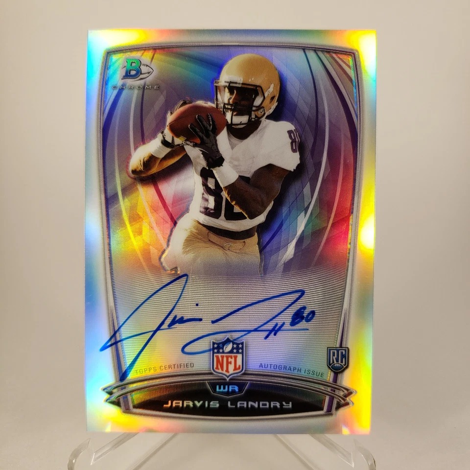 Jarvis Landry 2014 Bowman Chrome RC Refractor Auto - Image 1 of 3