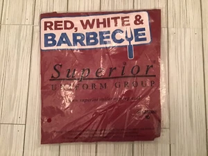 America, Fourth of July, BBQ, Grilling Apron Red, White, & Barbeque - Picture 1 of 2