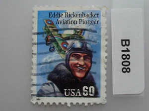 USA Stamp Eddie Rickenbacker 60 Cents United States Postage - Picture 1 of 1