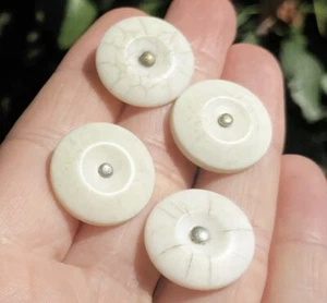 Art Deco 1920’s 1930’s Bakelite Set Of Four 4 Buttons - Picture 1 of 3