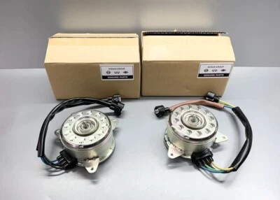 Genuine Nissan R35 GT-R GTR Radiator Fan Motors Pair Left + Right with cable Foto 1 de 3