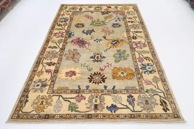 6x9 ft Oriental Area Rug Afghan Hand Knotted bedroom rug living room Gabbeh Rug - Image 1 of 4