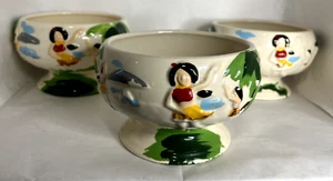 Set di tre rare sirene vintage Scorpion Tiki Bowl Hula Girls Giappone Sang Kung - Foto 1 di 21