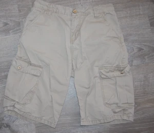 Lucky Brand Shorts Size 16 Youth Beige Khaki Cargo Pockets Casual Logo Boys - Picture 1 of 3