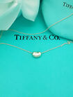 Tiffany & Co. Elsa Peretti 9mm Bean 16 inches Silver Necklace