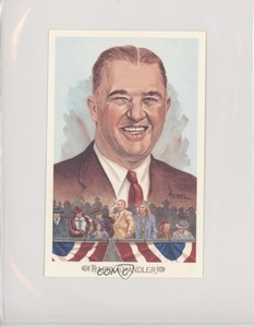 1989 Perez-Steele Celebration Postcards /10000 Happy Chandler #9 HOF