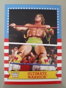 2017 Topps Heritage WWE Ultimate Warrior #8 SummerSlam All-Stars Wrestling