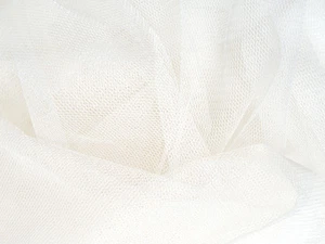 TÜLL in Weiß METERWARE Tütü  Hochzeit Stoff Stoffe - Bild 1 von 1