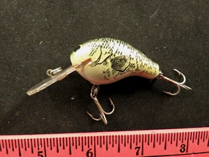 Vintage Bagley KILLER B 1 Deep Diver alle Messing Crappie Farbe Angelköder 1-3/4" - Bild 1 von 7