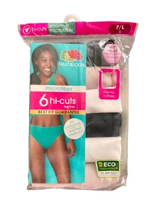 Fruit of the Loom Damen 6 hochgeschnitten ohne Etikett Höschen Gr. 7/L - Bild 1 von 2