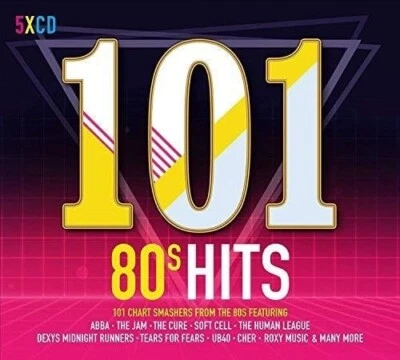 101 Hits 80s ~ 5xCD NEW & SEALED 1980s Pop Rock Soul / Eighties * GREAT PRICE * - Image 1 of 4